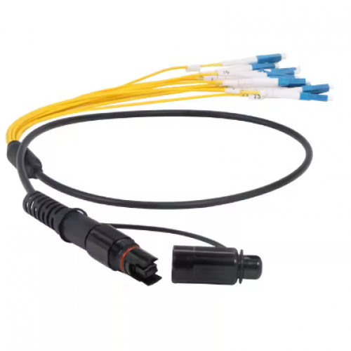 Outdoor MPO Optical Waterproof Cable Connector Fiber Optic Patch Cord